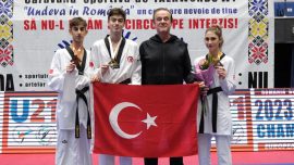 Avrupa Ümitler Tekvando Şampiyonası’nın ilk günü 3 madalya