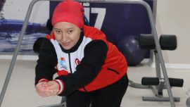Özel sporcu Ayşe Kader dünya şampiyonluğuna odaklandı